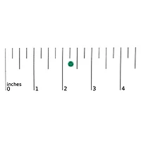 14K Gold 5X5MM Round Gemstone Solitaire Stud Earrings