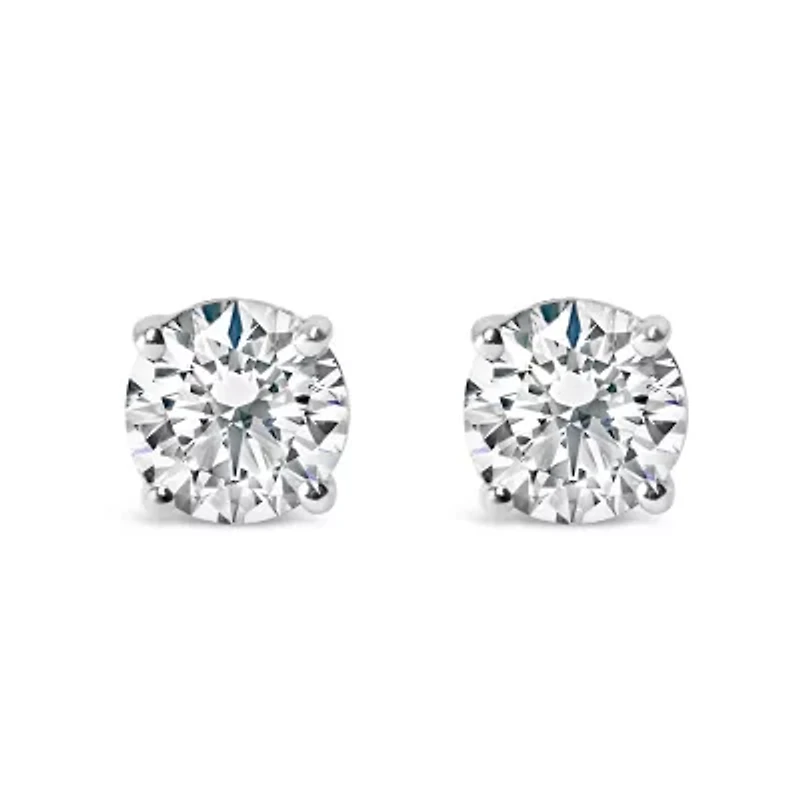 Lab Created 14K Gold 2.00 Cttw Lab Grown Diamond Stud Earrings