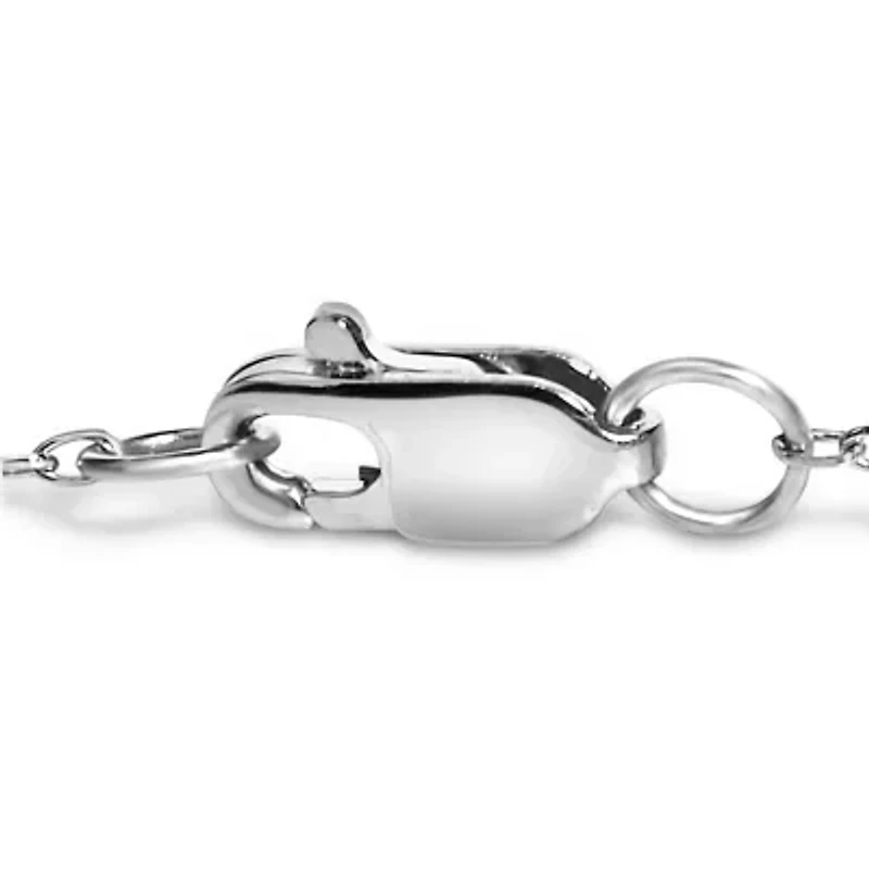 Lab Created 14K Gold 1/2 Cttw Bezel Set Lab Grown Diamond Station Bracelet