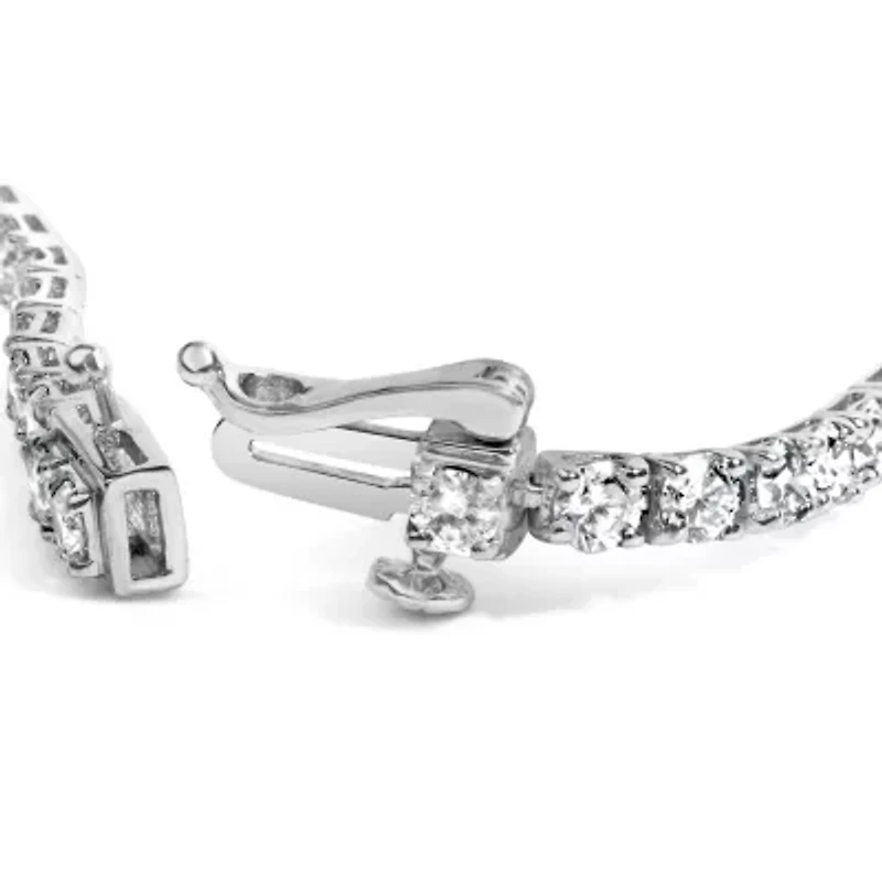Lab Created 14K Gold 5.0 Cttw Lab Grown Diamond Tennis Bracelet