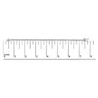 Lab Created 14K Gold 5.0 Cttw Lab Grown Diamond Tennis Bracelet