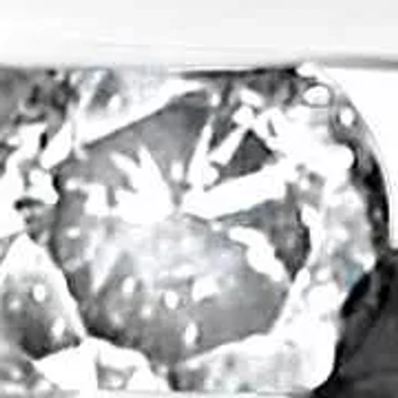 10K Gold 1.0 Cttw Alternating Diamond "U" Hoop Earrings