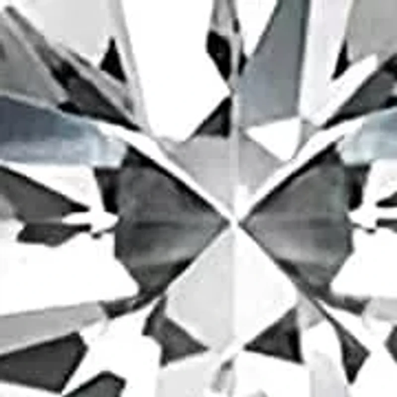 Lab Created 10K Yellow Gold 1/2 Cttw Lab Grown Diamond Snowflake Stud Earrings