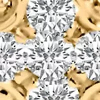 14K 1/2 Cttw Diamond Quatrefoil Clover Style Bangle Bracelet