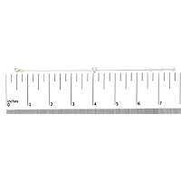 10K Yellow Gold Diamond Accent "A-Z" Initial Charm and Link Bracelet