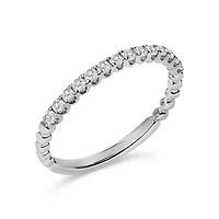 14K Gold 1/4 Cttw Round Diamond Prong Set Wedding Band