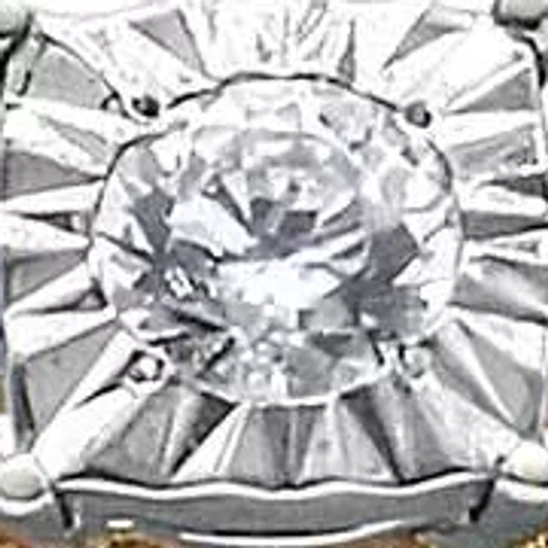 14K Yellow Gold Plated .925 Sterling Silver 1/5 Cttw Diamond Art Deco Style Engagement Ring Bridal Set