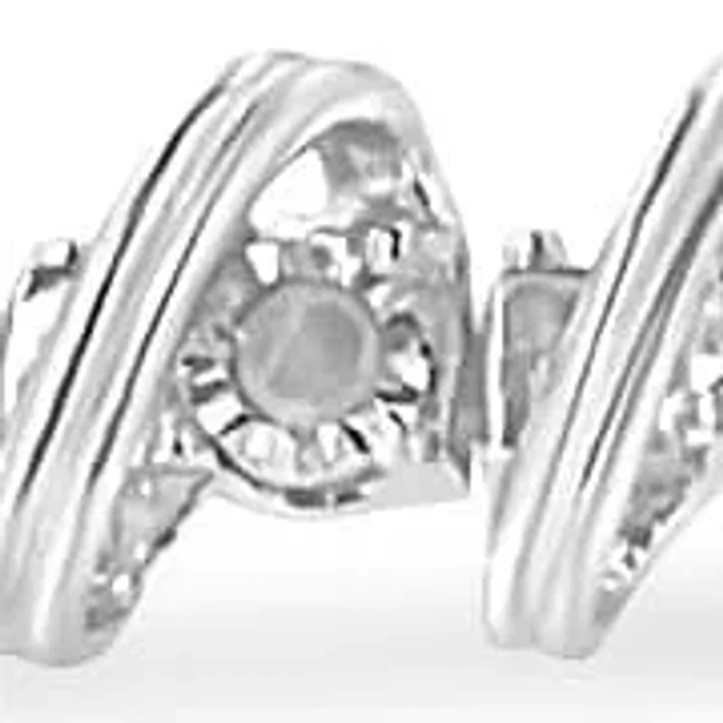 .925 Sterling Silver 1/2 Cttw Diamond Miracle-Set Tennis Bracelet