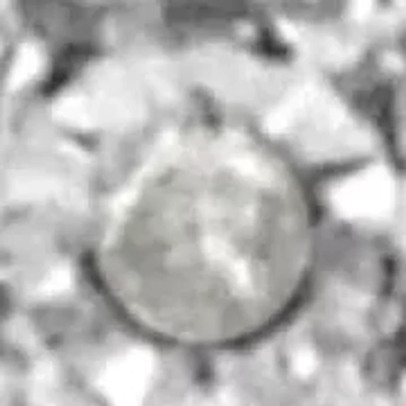 Silver 1/2 Cttw Round Diamond Bezel Design Link Bracelet