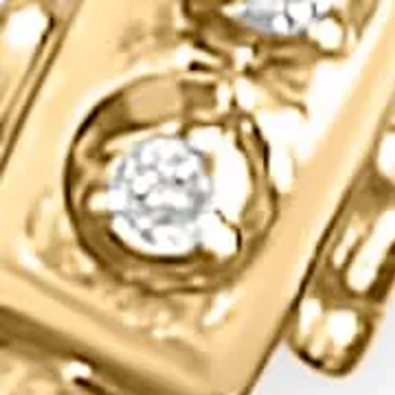 10K Yellow Gold over Silver 2.0 Cttw Diamond Classic Tennis Bracelet