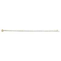 10K Yellow Gold over Silver 2.0 Cttw Diamond Classic Tennis Bracelet