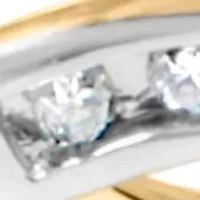 10K Yellow and White Gold 1/2 Cttw Diamond Tennis Bracelet