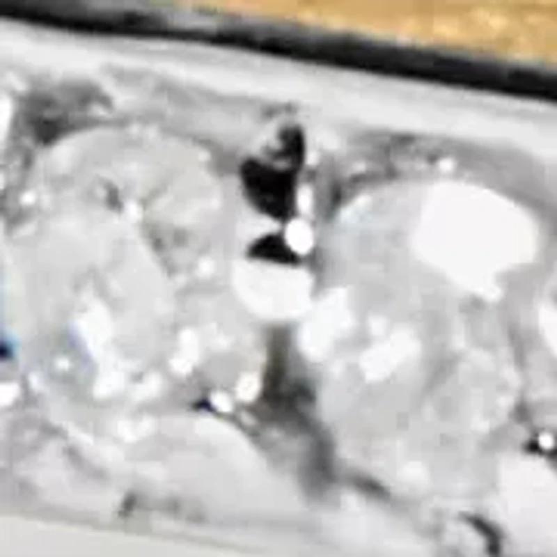 10K Yellow Gold 1.00 Cttw Diamond Bar and X-Link Bracelet