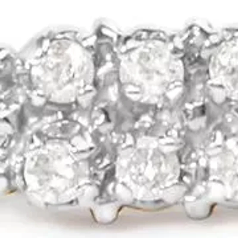 10K Yellow Gold 1.00 Cttw Diamond Spiral Link Bracelet