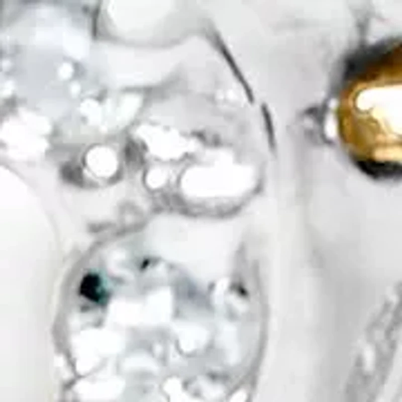 10k Two-Tone Gold 1/3 Cttw Diamond Heart S-Link Bracelet