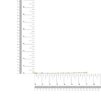 10K White and Yellow Gold 1.00 Cttw Diamond Cluster Link Bracelet