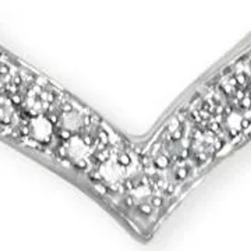 10K Two Tone Gold 1/4 Cttw Diamond Encrusted Heart Charm Bracelet