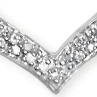 10K Two Tone Gold 1/4 Cttw Diamond Encrusted Heart Charm Bracelet