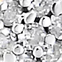 10K Rose Gold 1/2 cttw Diamond Cluster and Infinity Weave Link Bracelet