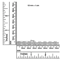10K Gold 2.0 Cttw Diamond Square Link Bracelet - Size 7.25"
