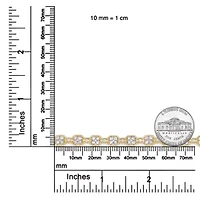 10K Yellow Gold 2.0 Cttw Diamond Square Link Bracelet