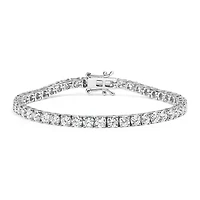 10K White Gold 2.0 Cttw Classic Diamond Tennis Bracelet