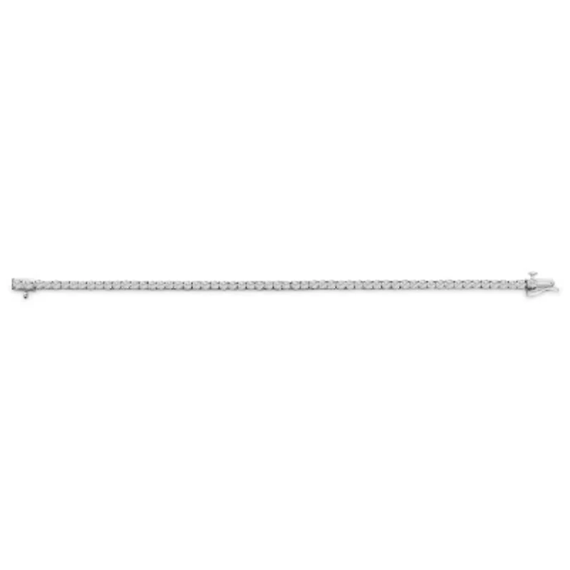 Lab Created 14K White Gold 6.00 Cttw Lab Grown Diamond Classic Tennis Bracelet