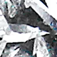 Silver 1/4 Cttw Princess-Cut Diamond Solitaire Stud Earrings