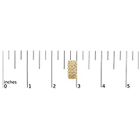 14K Yellow Gold Plated Sterling Silver 1/3 Cttw Diamond and Ball Bead J Hoop Earrings