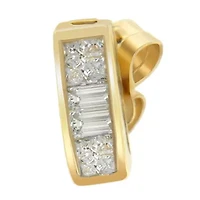 14k Yellow Gold 1/4ct TDW Diamond Earrings