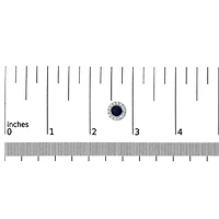 Lab Created 14K White Gold 3.0 Cttw Lab-Grown Diamond Halo Stud Earrings