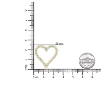 14K Yellow Gold 2.00 cttw Round Diamond Necklace Pendant