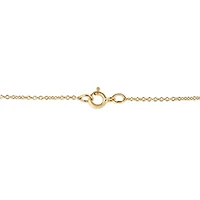 10K Yellow Gold Flashed Silver 1/4 Cttw Champagne Diamond Cross Pendant Necklace -