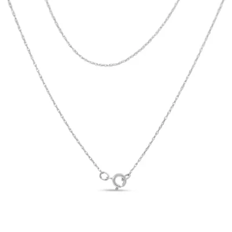 .925 Sterling Silver 1/4 Cttw Round Diamond "Mom" Heart Pendant 18" Necklace