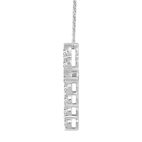 Lab Created 2 ct. t.w. Grown Diamond Cross Pendant 14K Gold