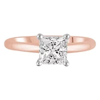 Lab Created 1 1/ ct. t.w. Lab Grown Diamond Solitare Ring in 14K Gold