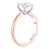 Lab Created 1 1/ ct. t.w. Lab Grown Diamond Solitare Ring in 14K Gold