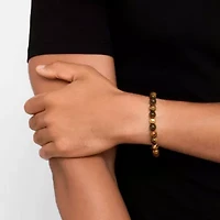 Men's Tarnish Resistant Tiger's Eye Bead Stretch Bracelet