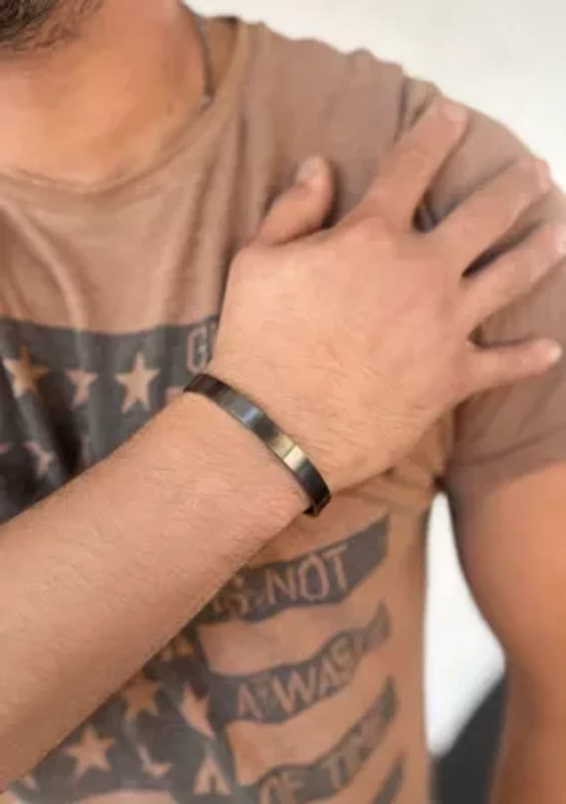 Men's Tarnish Resistant Stainless Steel Cuff