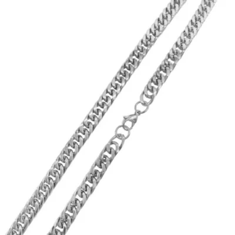 Men's Tarnish Resistant Rhodium Plated Extra Thick 9mm Cuban Chain