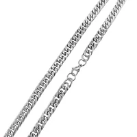 Men's Tarnish Resistant Rhodium Plated Extra Thick 9mm Cuban Chain