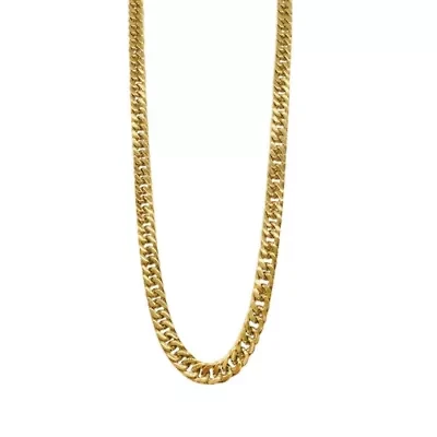Men's Tarnish Resistant 14k Gold Plated Extra Thick 9mm Cuban Chain