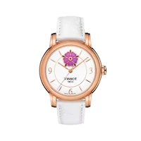 Women Lady Heart Flower Powermatic 80 Stainless steel Watch