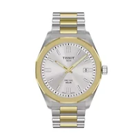 Men Tissot PRC 100 Solar 39mm Stainless Steel Watch