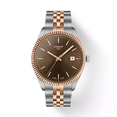 Men Tissot Ballade 40mm Stainless Steel Watch