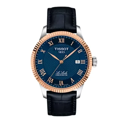 Men Tissot Le Locle COSC 39mm 18k Gold Bezel Stainless steel Watch