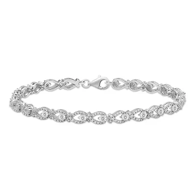 Womens Diamond Tennis Bracelet