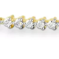 Womens Diamond Rope Bar Bracelet
