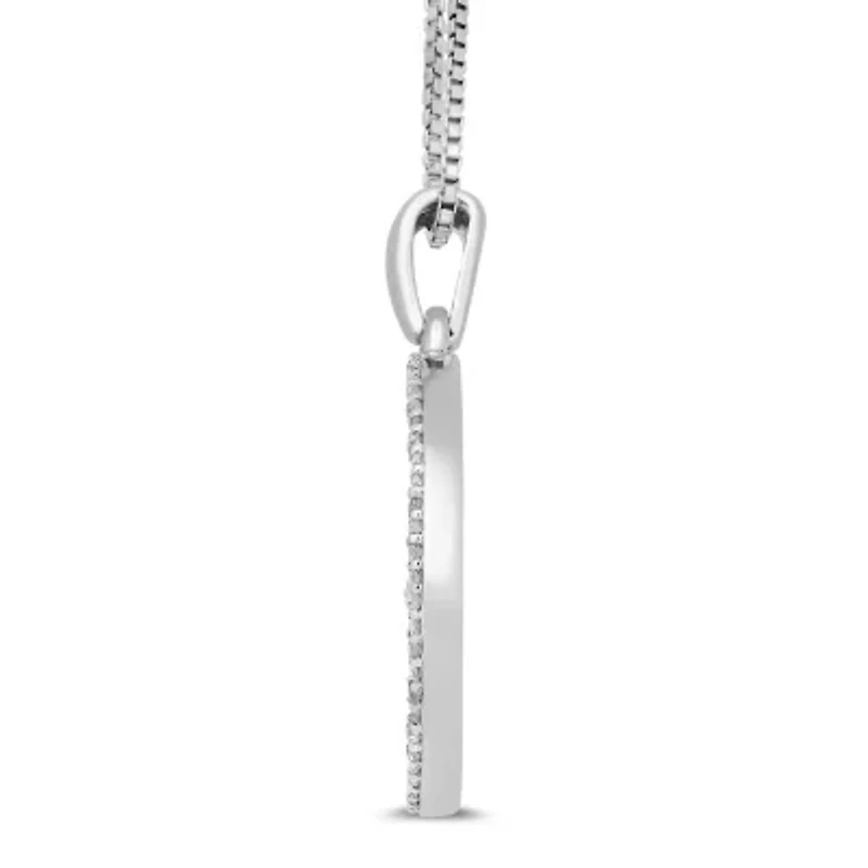 Womens Diamond Tree of Life Pendant
