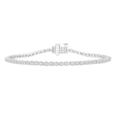 ct. tw. Diamond Tennis Bracelet 10K Gold